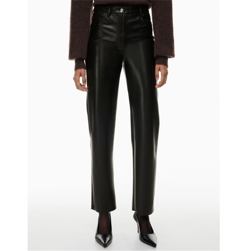 Aritzia Wilfred Melina Leather Women Pants